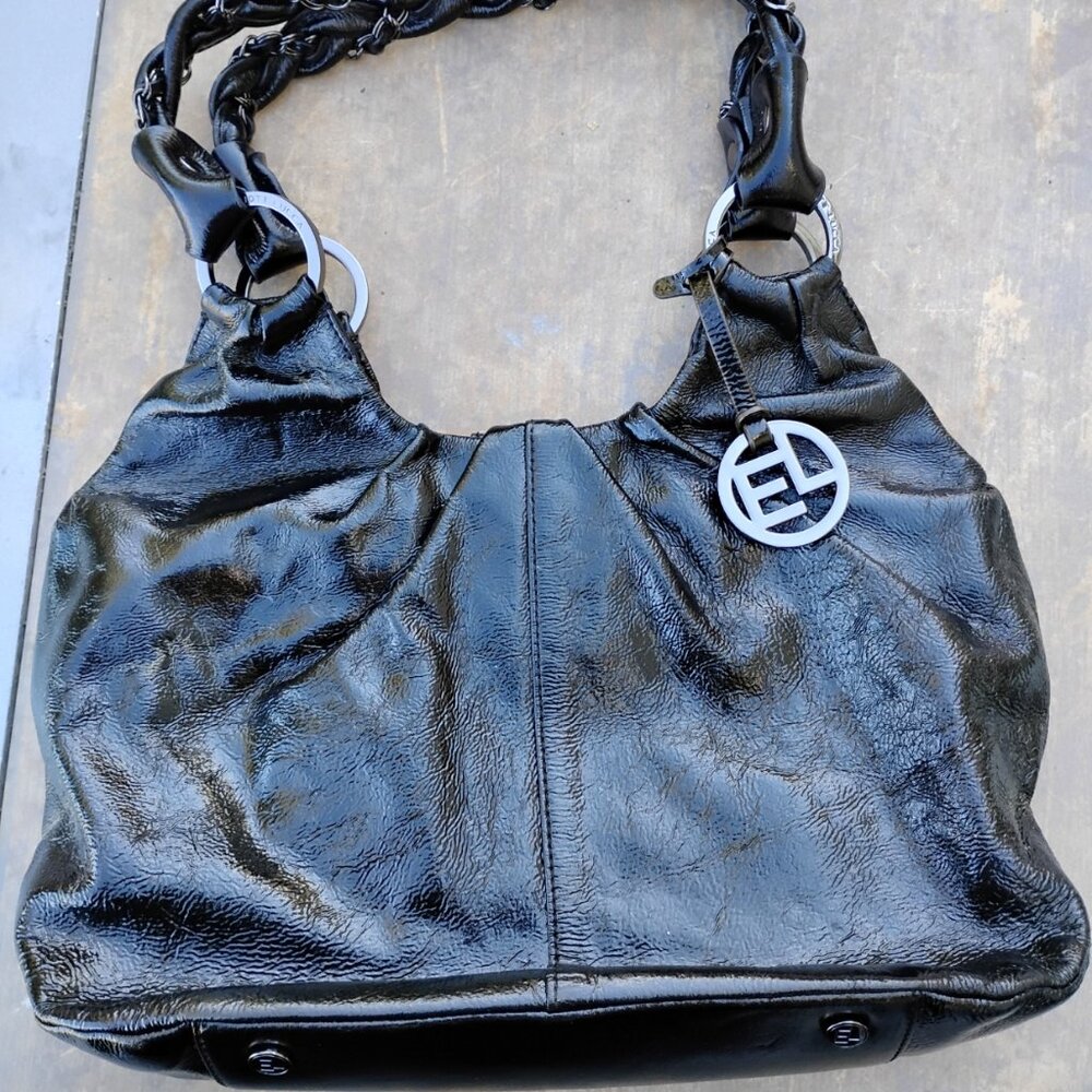Elliott Luca Black hobo bag